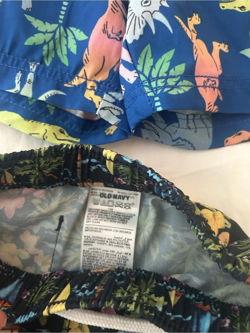 Old Navy Baby Boy Bathing Suits Rashguard and Swim Trunks 3-6 Months